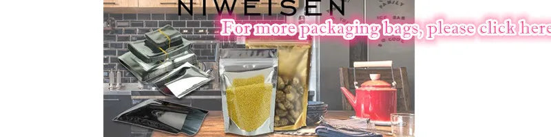 100pcs Silver Dumb Aluminum Foil Bags Heat Seal - Top Open Mylar Foil Bag Matte Surface Plastic Food Package Spices/Sauce Pouch