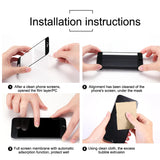 6-in-1 For OPPO A5 5G Glass OPPO A5 5G Tempered Glass Protective 9H HD Full Glue Cover Screen Protector OPPO A5 5G Lens Glass