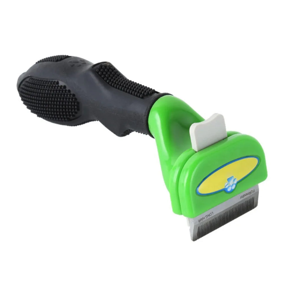 Pet Hair Remover Comb for Dogs Cats Non-Self Cleaning Deshedding Brush for Small Large Breeds Grooming Cleaning Pet Supplies