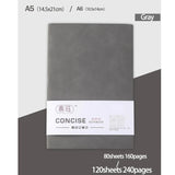 New A5/A6 Notebook Business Sheepin Notepad Lined Daily Office Notebook Journal Stationery 160pages/240pages
