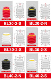 10PCS JXD PIAB Type BL20/30/40/50mm Vacuum Sucker 5-Layer Silicone Suction Cup for Irregular Soft Bag Packaging Robot Component