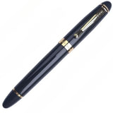 Jinhao Fountain Pen Black Fish Scale Long Knife Tip Dragon Relief Hand Polished Pen Tip Birthday Wedding Promotion Teacher Gift