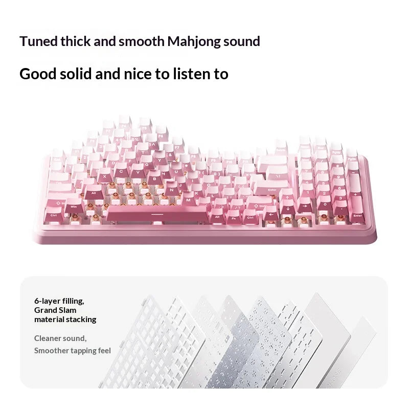 MCHOSE K99 V3 Mechanical Keyboard Tri-Mode Wireless ARGB Control Knob 10000mAh Dual 8K 0.125ms Hot-Swappable Custom Game Keyboar