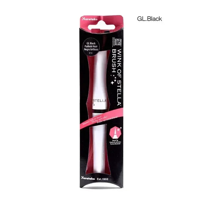1PC ZIG Kuretake Wink of Stella Bling Brush Pen Multicolor Shiny Watercolor Flashing Powder Soft Glitter Pens MS-56 Marker