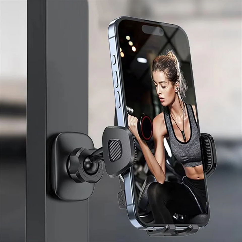 EEB-fGym Magnet Phone Holder Heavy Duty Phone Stand Mount Fitness Accessory Magnet Base Cell Phone Clamp for Treadmill