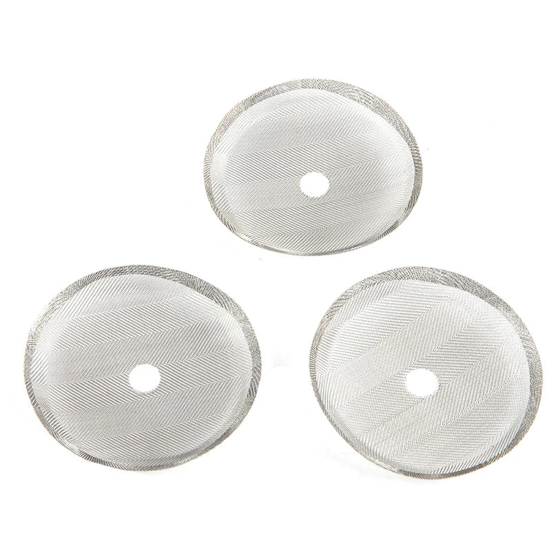 3Pcs Reusable French Press Coffee Maker Detachable Mesh Filter Stainless Steel