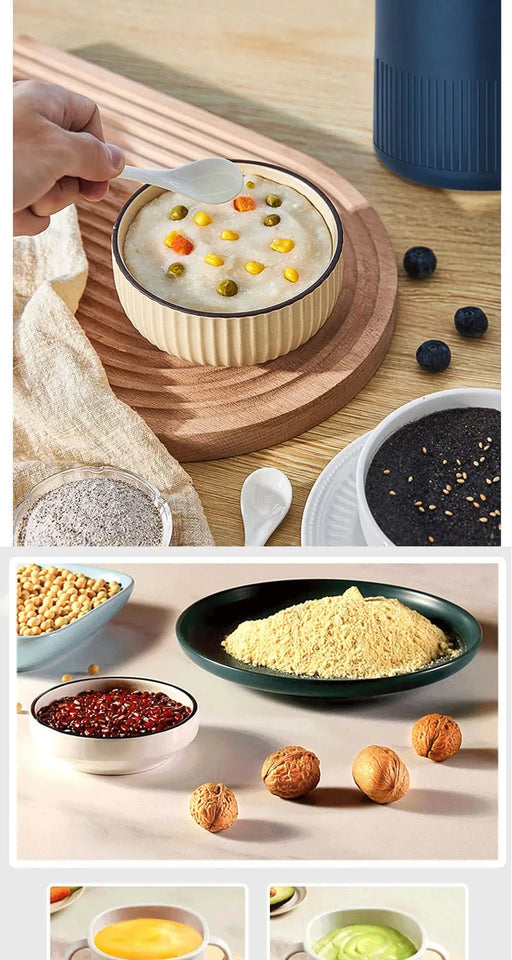 Electric Coffee Grinder Food Processors Spice Grain Mill Baby Food Coffee Bean Mixer Grinder 300W Blender for Home and Kitchen