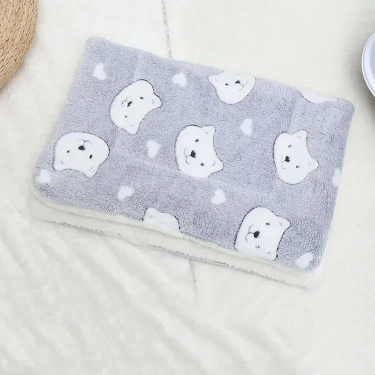 Four Seasons Universal Cat Litter Pet Mat Soft Cat and Dog Sleeping Mat Blanket Thickened Pet Mat Dog Kennel Non-slip Cushion