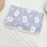 Four Seasons Universal Cat Litter Pet Mat Soft Cat and Dog Sleeping Mat Blanket Thickened Pet Mat Dog Kennel Non-slip Cushion
