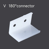 1-30pcs/Lot perfil aluminio led Corner Aluminium Profile Channel Holder for LED Strip Light Bar Cabinet Lamp Kitchen Closet