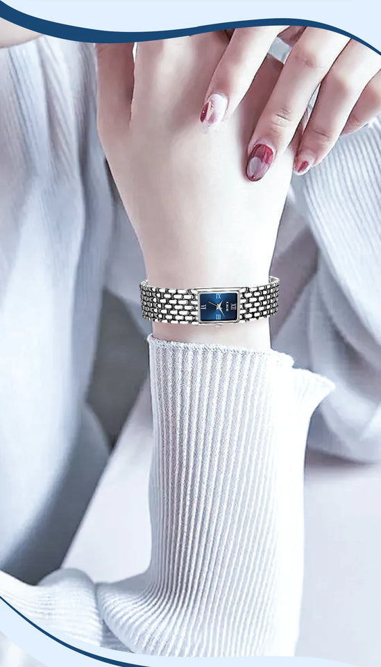 LIGE new 2025 women's watch quartz stainless steel strap women watches luxury casual waterproof retro fashion ladies watch reloj