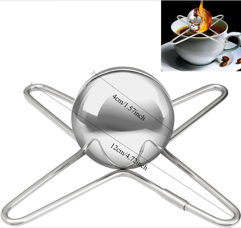 Coffee Cooling Tool Stainless Steel Coffee Cooling Ball Can Be Used Repeatedly To Enhance The Taste of Hand Brewed Coffee
