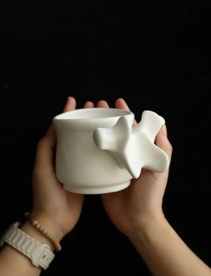 New Spine Shape Ceramics Mugs Coffee Milk Mug Office Tea Cups Drinkware Vase Ornaments Gift for Friends