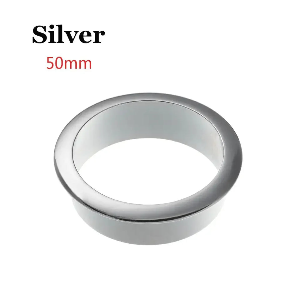 Computer Desk Cable Grommets Wire Hole Cover Cabinet Vent Decorative Ring Cable Outlet Port Furniture Hardware Desk Organizer