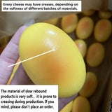 Squishy Cheese Cake Fidget Toys Slow Rising Squeeze Toys Soft Stress Relief Sensory Fidget Toy for Anxiety Squishy Toy for Adult