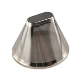 304 Stainless Steel Cafe Drip Coffee Machine Filter Fine Mesh Reusable Coffee Powder Basket with Foldable Handle Tea Strainer
