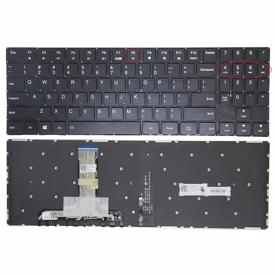 New US Keyboard for Lenovo Legion Y520-15IKB R720-15IKB Y7000 Y520-15 Y720-15IKB Y530-15 Y545 PG0 English Laptop Backlit