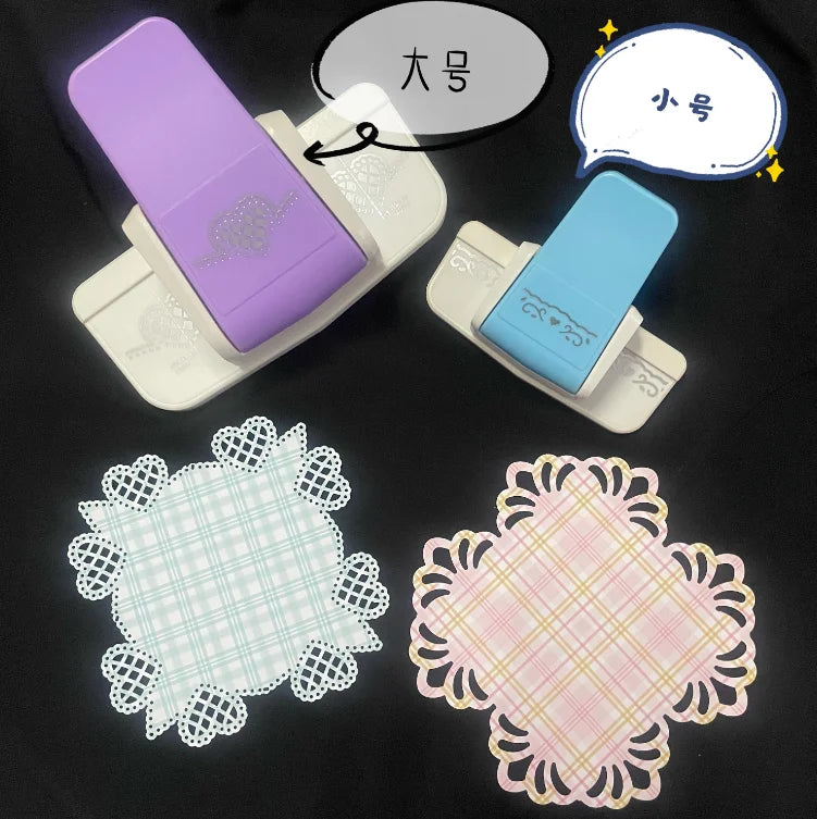 Effort-saving Embossing Device Hollow Lace Edge Pressing Device Punching Device Diy Kindergarten Handmade Greeting Card