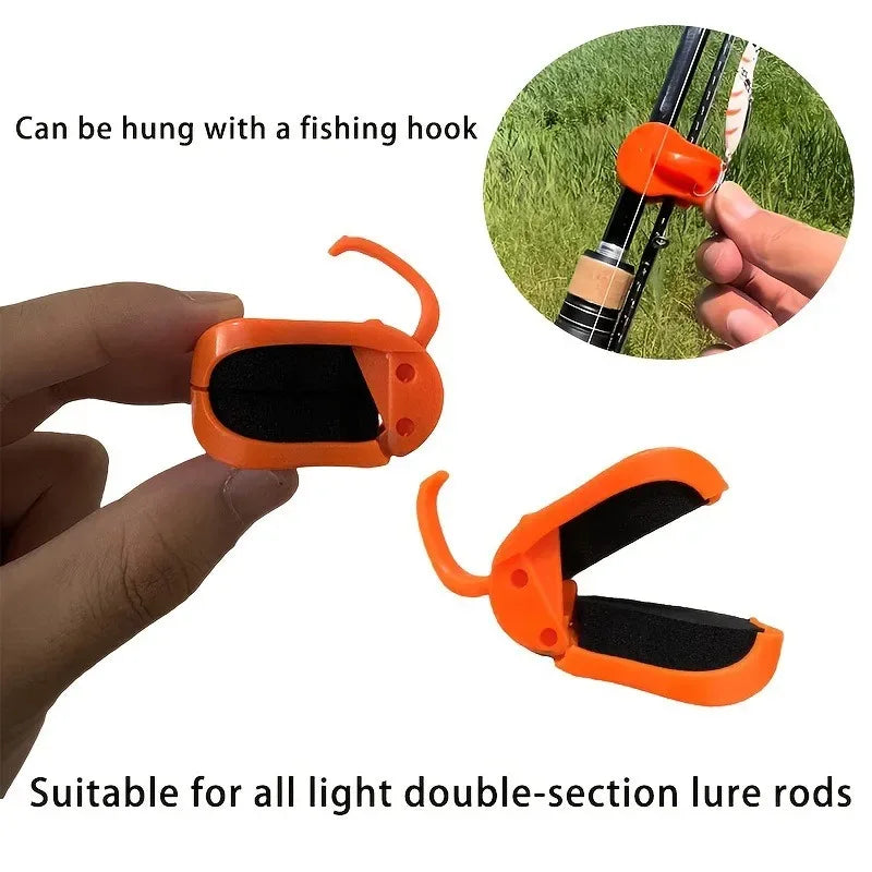 Fishing Accessories, Fishing Rod Holder, Protective Cover, Quick Connection and Fixing Clamp, Suitable for Binding Bait Rod