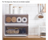 Organization Storage Clothing Closet Organizer System Containers Transparent Storage Box With Compartments