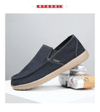 Fashion Men's Sneakers Canvas Breathable Men's Walking Driving Shoes Comfortable Outdoor Men Flats Casual Shoes Tenis Masculino