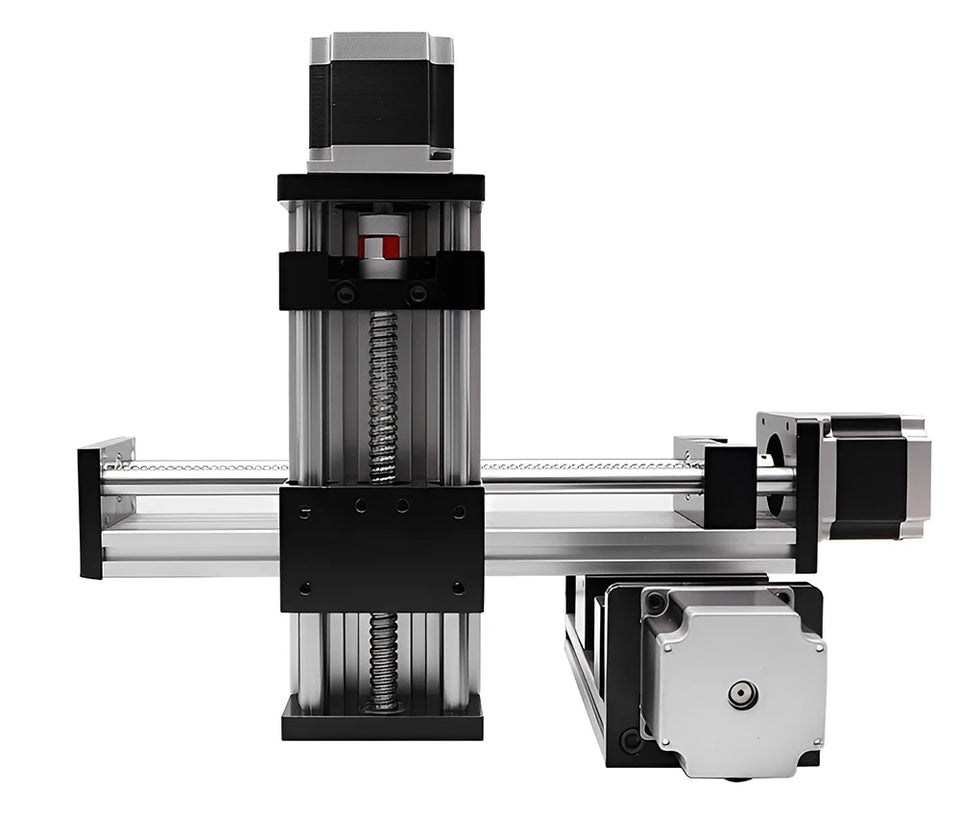 Linear Rail Kit Sliding Table Ball Screw Module Slide Stage 50-300mm Stroke Nema23 Stepper Motor 1.2Nm Power Supply Driver CNC