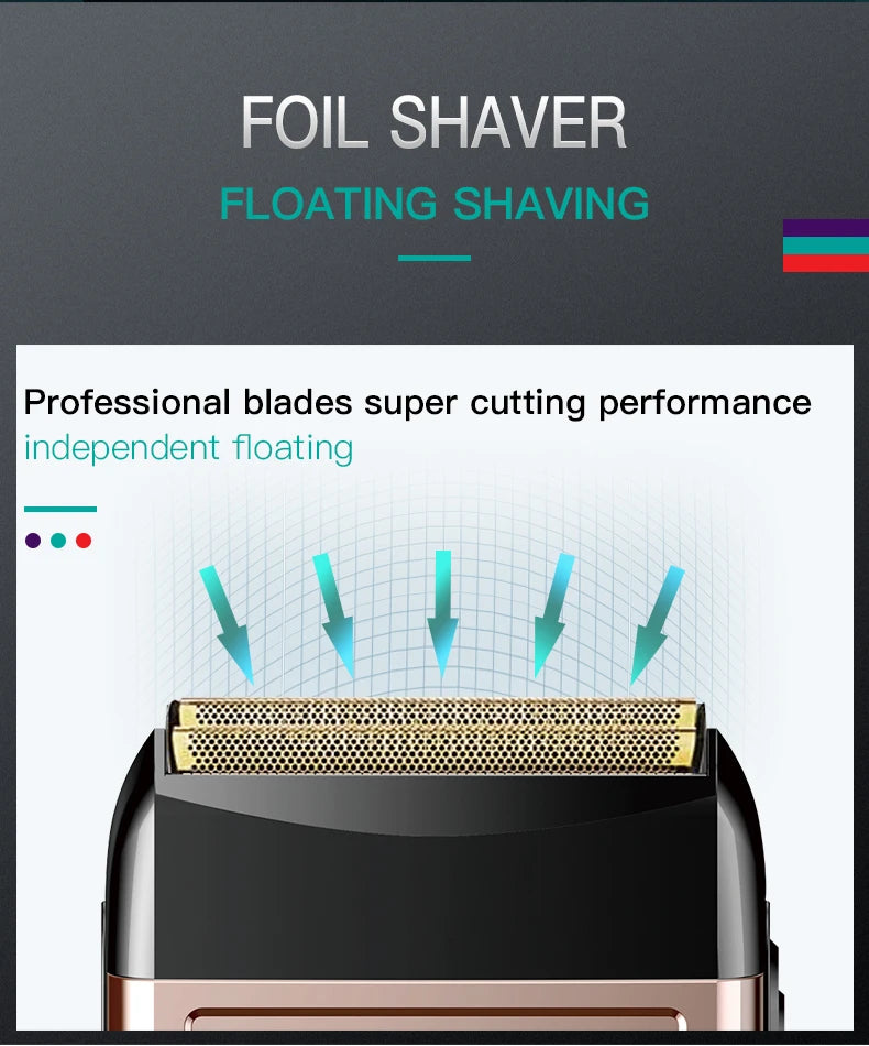 VGR Razor Electric Shaver Hair Trimmer Professional Beard Cutting Machine Foil Shaving Machine for Men V-331
