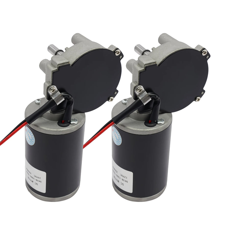 Bymaocar Dc Motor, 60w 220rpm Dc Gear Motor, Electric Gear Motor  60w-24v/12v Used in Packaging, Printing, Textile,