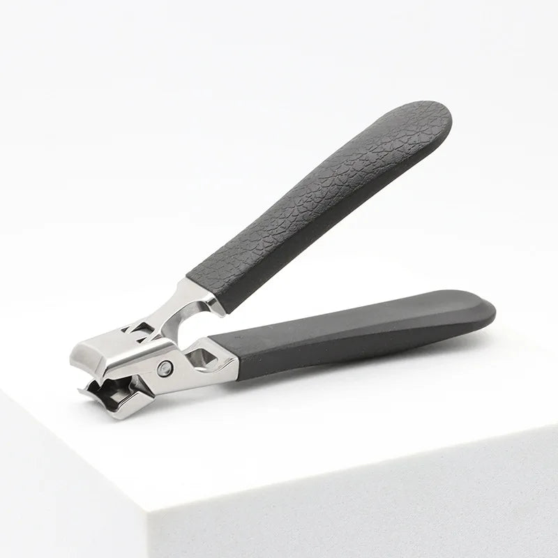 New Stainless Steel Nail Toenails Clippers Cutter With Anti-Splash Cover Sharp Trimmer Pedicure Care Professional Nail File