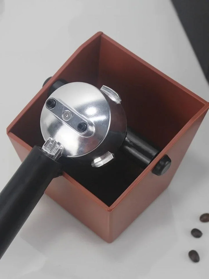 Coffee Knock Box Espresso Grounds Container Coffee ABS Bucket Anti Slip Powder Beveled Residue Barista Accessories Maker Tools