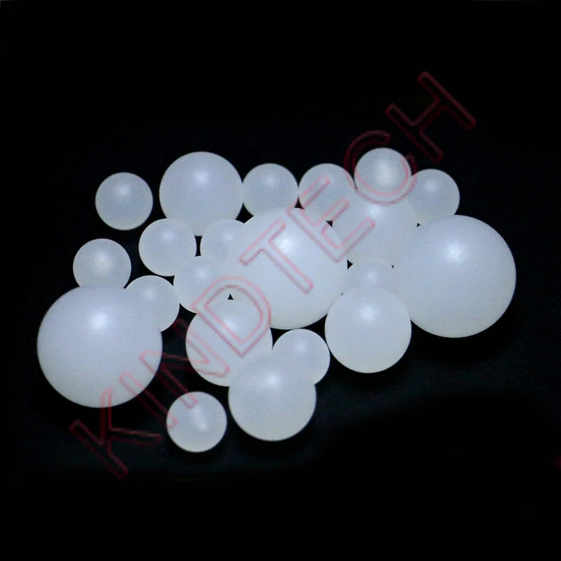 1-100pcs 10mm~50mm PP Plastic Balls High Precision Solid Round Beads 10/10.5/11.1125/12/12.7/14/14.288/15/15.875/16/18 ~ 50mm