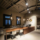 La Scala pendant lamp Modern Simple revolving glass light fixture Bar Dining Room Lamp Art Lighting Coffee bedroom bedside light