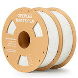 DEEPLEE Matte PLA Filament 1KG,1.75mm FDM 3D Printer Filament Dimensional Accuracy +/- 0.02mm, 1kg Carboard Spool (2.2lbs)