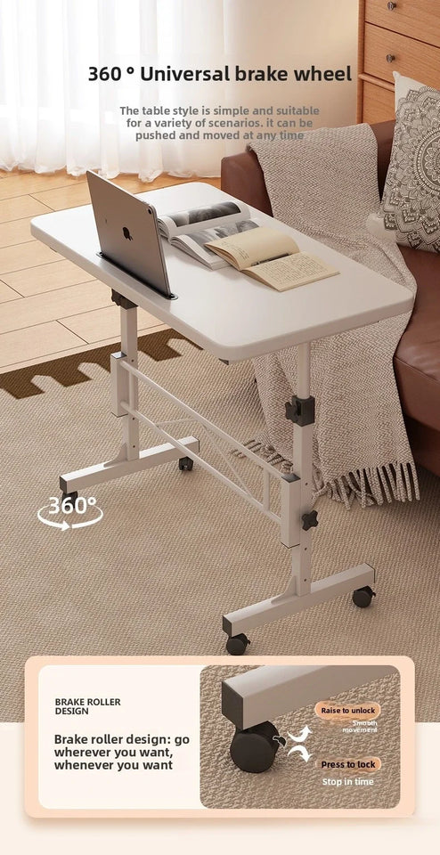 Household Goods Computer Desk Student Study Table Movable Lifting Desk Desk Writing Desk Workbench