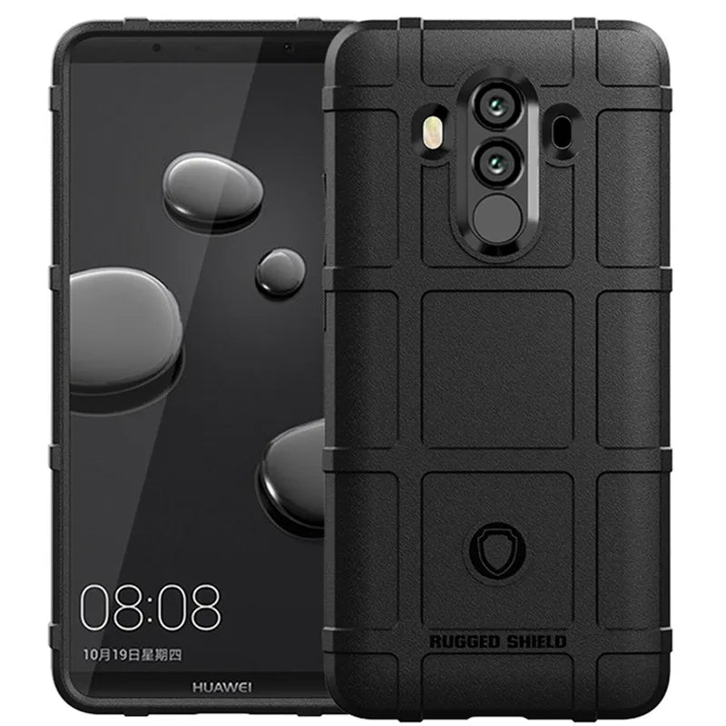 Armor Shield Cases for Mate 10 Pro 10pro Anti Knock Silicone Back Cover for Huawei mate10 pro Heavy Duty Shockproof Phone Case