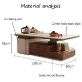 Tea Making Integration Rectangle Coffee Table Storage Fashion Living Room Center Sofa Side Table Interior Decor Items Furniture