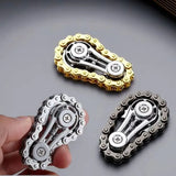 New EDC Sprockets Flywheel Gyro - Antistress Anxiety Metal Bike Chains Fingertip Spinner Fidget Toys For Adult
