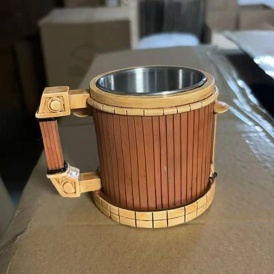 Stainless Steel Musical Instrument Coffee Mug Ornament Durable Guitar Style Water Cup Easy To Clean Comfortable Handle