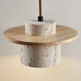 Wabi-sabi wind yellow cave stone chandelier vintage homestay bedroom bedside lamp bar restaurant restaurant cafe lamp