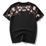 Floral Embroidery Unisex Pullovers Sweatshirt For Men Loose Fit Autumn Quality Cotton Fashion Casual Oversized Luxury Pull Homme