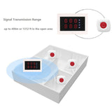 BYHUBYENG Wireless Calling System Restaurant Pager System Display + Calling Buttons for Restaurant Nursing Home Clinic Caregiver