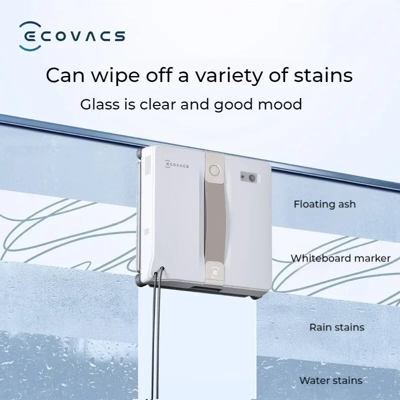 New Original ECOVACS Window Cleaning Machine WINBOT AIR MINI Window Cleaning Robot 8000Pa Glass Vacuum Cleaner