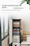Clothes Folding Cabinets Locker Dustproof Foldable Simplicity Children Wardrobe Bedroom Furniture Organizador De Zapatos
