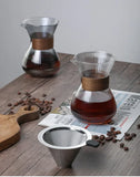 Hand Brewed Glass Coffee Sharing Pot Barista Tools Household Filter Coffee Pot Set Coffeeware Teaware Coffe Accessories