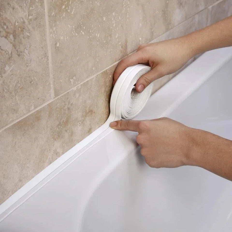 Shower bathtub sealant tape, suitable for bathrooms and kitchens, for sealing and filling gaps