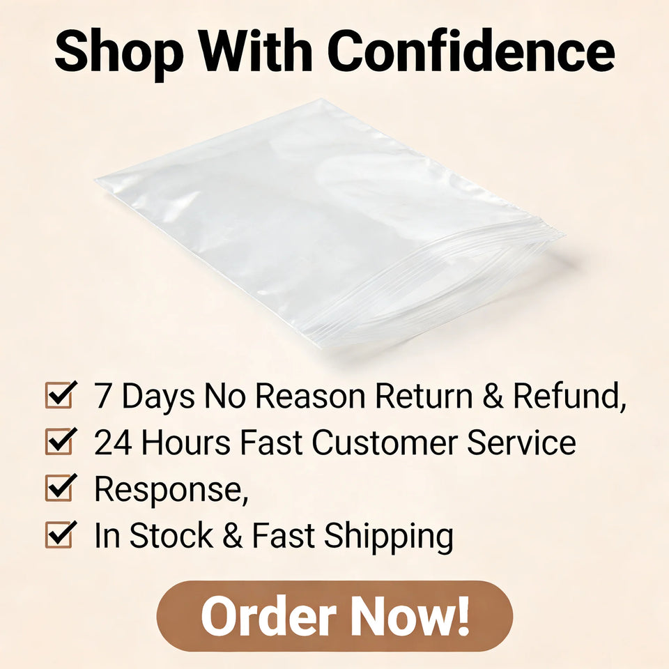 3 Size Reusable Storage Bags Transparent Leak Proof Freezer Bags Airtight Seal for Food Fruit Veggie Storage