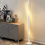 spiral Floor Lamp Modern Long Line Floor Lamp For Living Room Sofa Bedroom Study Living Room Home white standing  Floor Lamp