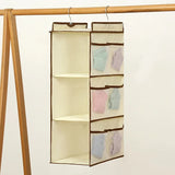 Non-woven Closet Wardrobe Cabinet Organizer Hanging Pocket Drawer Clothes Storage Clothing Home Organization Hanging Storage Bag