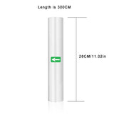 Vacuum Food Saver Sealer Bags Rolls 12/15/17/20/25/28/30cmx500cm Sous Vide Storage Packaging bag for Meat Fruits Vegetables Nuts