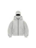 2025 Men Balaclava Y2K Gothic Harajuku Winter New Item Double Hooded Sweatshirt Autumn Men's Hooded Mask Zipper Sportswear Women